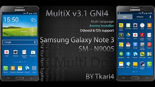 How to flash MultiX v31 the Best Custom ROM Android for Samsung Galaxy Note 3 Convert EXT4 to F2FS [upl. by Maddeu]