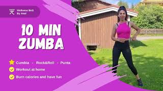 10 MIN ZUMBA  A FUN WAY TO GET FIT AND STAY HEALTHY [upl. by Samalla]