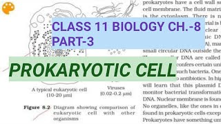 Class 11 biology Ch8Part3Prokaryotic cellsStudy with Farru [upl. by Handel519]