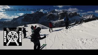 Dolomite Sella Ronda Ski 2017 HD [upl. by Esina17]