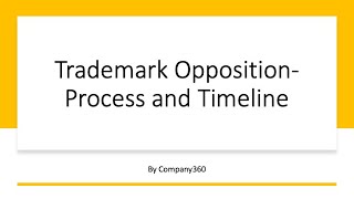 Trademark opposition in India Process and Timeline [upl. by Hawley]