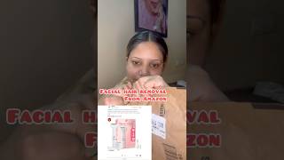 Facial hair removal review 👌 amazon subscribe like trendingshorts famousshorts makeupvideos [upl. by Stevy]