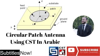 Tutorial 8  Circular Patch Antenna with SMA Connector Using CST [upl. by Smukler]