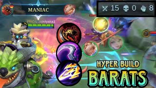 TOP GLOBAL BARATS SHOW ROOMING GAMEPLAY AND BEST HYPER BUILD MONSTER DAGAME [upl. by Ybrik]