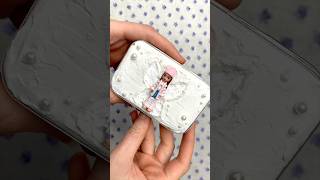 making a christmas altoids wallet ❄️🎀 using mini Bratz holidaywithyoutube diygift [upl. by Ahsirk]