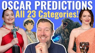 Very Final Oscar Predictions 2024 [upl. by Rask]