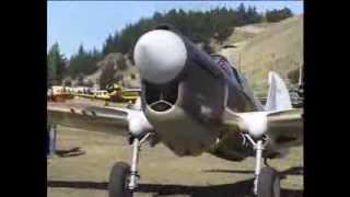 P 40 Kittyhawk display by Ray Hanna New Zealand 1998 [upl. by Riatsala436]