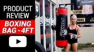 Boxing Bag Review  4 Foot Punching Bag  Punch Equipment® [upl. by Timi]