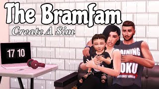 THE BRAMFAM IN THE SIMS 4  Create A Sim [upl. by Hevak809]