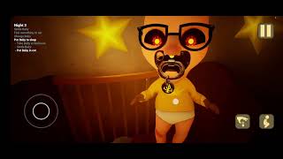 Beating Baby in Yellow With Baby With Mustache On Big Head Mode [upl. by Osterhus]