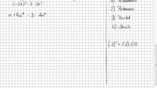 Terme  Multiplizieren KlammerPotenz 8I4  8II3 [upl. by Oiuqise488]