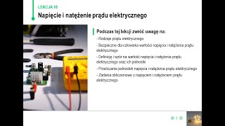 Fizyka  klasa 8  Napięcie i natężenie prądu elektrycznego [upl. by Libb]