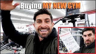 Buying Equipment For My NEW GYM alpha m Vlog [upl. by Farny145]