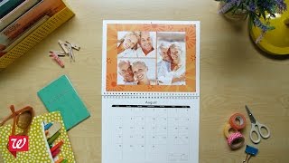 Create Personalized Wall Calendars at Walgreens [upl. by Iatnwahs482]