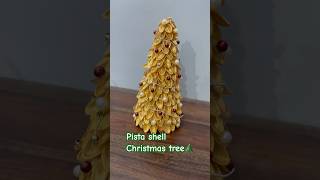 DIY Christmas tree using pista shellchristmas pistashellart Craft shortsvideo [upl. by Gunzburg]