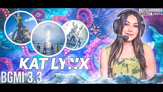 BGMI GIRL GAMER  LIVE 🔴 KAT LYNX ❤ OCEAN ODYSSEY🧜🏻‍♀️ pubgmobile bgmi shorts live shortfeed [upl. by Clifton]