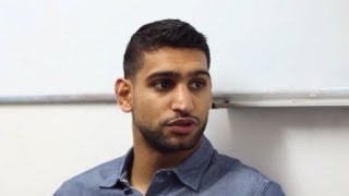 Amir Khan quotAfter Collazo I want Floyd Mayweatherquot [upl. by Gabrielli]