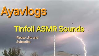 ASMR Sounds of Tinfoil Please enjoy Reaction Video [upl. by Nosde]