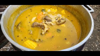 COW TAILS PUMPKIN SOUP cooking jamaican food with love [upl. by Dianuj]