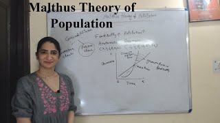 Malthusian Theory of Population  Sociology in 5 mins  CUET PGNETGATEUPSC [upl. by Itsrejk18]