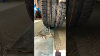 Checking Durability of Tire with Long Nail  Good machinery and tools make work easy youtubeshorts [upl. by Lynsey]