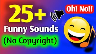 25 Funny Sound Effects YouTubers Use NoCopyright umarchughtai funnysounds [upl. by Thorsten583]