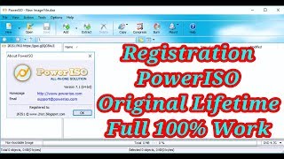 Registration Code PowerISO Original Lifetime Full 100 Work 2RIS1PRO [upl. by Obala681]