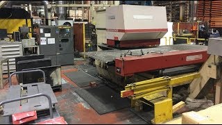 45 TON MURATA WIEDEMANN M5000 CNC TURRET PUNCH [upl. by Ainecey289]