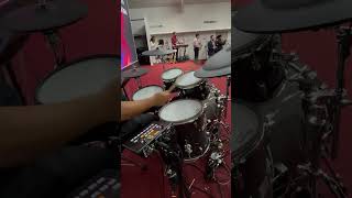 Flechas  Mario Rivera lll  worship church ebenezer drumcover [upl. by Allimaj]