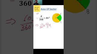 How to find an area of shaded region  area of sector  class 10 maths [upl. by Aseuqram960]