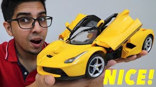 UNBOXING amp LETS PLAY  114 Scale La Ferrari RC car  RaStar  FULL REVIEW [upl. by Einnaej649]