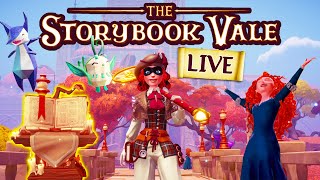 DISNEY Dreamlight Valley Exploring Storybook Vale LIVE Everything New in DLC Is It Worth It [upl. by Htenek]