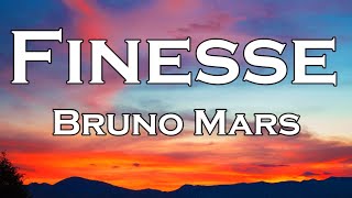 Bruno Mars  Finesse Lyrics [upl. by Yenruogis]