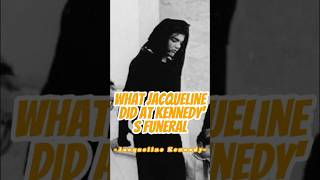 What Jacqueline did at Kennedy’s funeral that made her the center of attention usa celebrity [upl. by Ahsia]