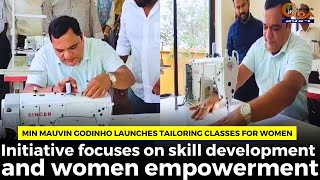 Min Mauvin Godinho launches tailoring classes for women [upl. by Hanej76]