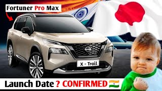 Nissan X trail 2024 india launchprice  fortuner rival SUV [upl. by Annaohj]