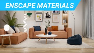 Enscape Materials  Complete Beginners Tutorial [upl. by Josephina385]