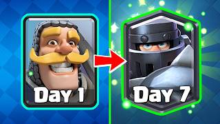 I Played a New Clash Royale Account for 7 Days Straight [upl. by Tnarg90]