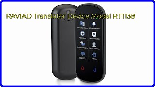 REVIEW 2024 RAVIAD Translator Device Model RTT138 ESSENTIAL details [upl. by Fari]