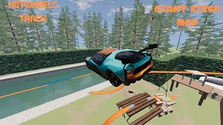 Trying The Brand New HotWheels Map in BeamNG Drive [upl. by Elexa31]