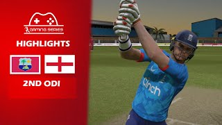 West Indies v England  2nd ODI 2024  Kensington Oval Barbados  Gaming Series [upl. by Millian656]