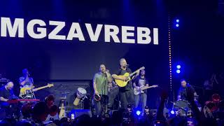 Mgzavrebi  Shav Gvinoshi Alublebi Banaoben Live [upl. by Rehpotsirhc]