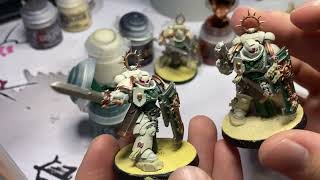 Warhammer 40000  How To Paint Bladeguard Veterans  Part 3 [upl. by Thill]