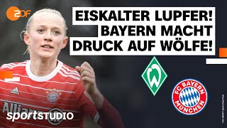 SV Werder Bremen – FC Bayern München  FrauenBundesliga 13 Spieltag Saison 202223  sportstudio [upl. by Llimaj]