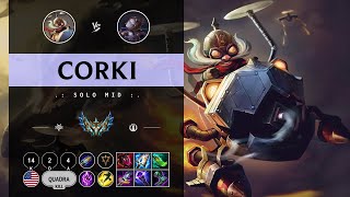 Corki Mid vs Orianna  NA Challenger Patch 149 [upl. by Anaujat468]