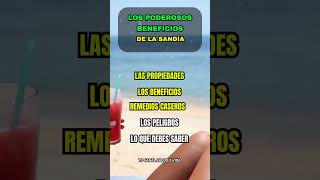 ¡ALERTA 🍉 LA SANDÍA NO SOLO HIDRATA ¡DESCUBRE SUS SORPRENDENTES PODERES salud sabiasque [upl. by Simonne791]