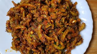 Karele ki sabji l Easy amp Tasty karela l Bittergourd onion sabzi [upl. by Adivad]