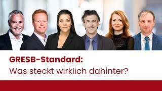 Expertenrunde zu GRESB ESGStandards Immobilien und Praxisherausforderungen  Webinar [upl. by Yadroc]