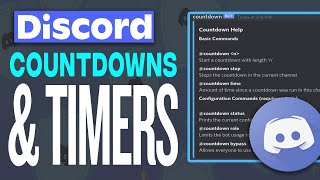 How To Set LIVE Timers And Countdowns On Discord [upl. by Cord]