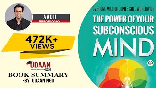 The Power of Your Subconscious Mind  Joseph Murphy  Hindi Book Summary  Aadi Gurudas  Udaan NGO [upl. by Duile]